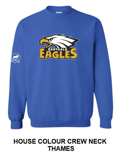 Youth Cotton Crew Neck Sweatshirt with HOUSE Logo - Image 3